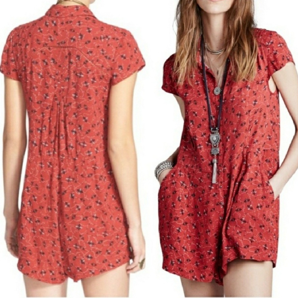 Free People Debby Dot Romper